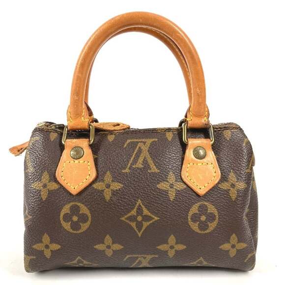 LOUIS VUITTON Handbags - LOUIS VUITTON M41534 Monogram Mini Speedy Boston Bag, Pouch, Handbag, Canvas,...